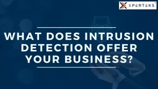 What Does Intrusion Detection Offer Your Business?