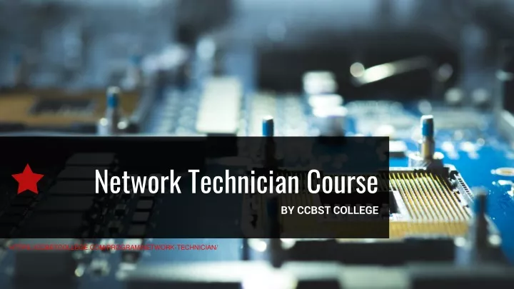 network technician course