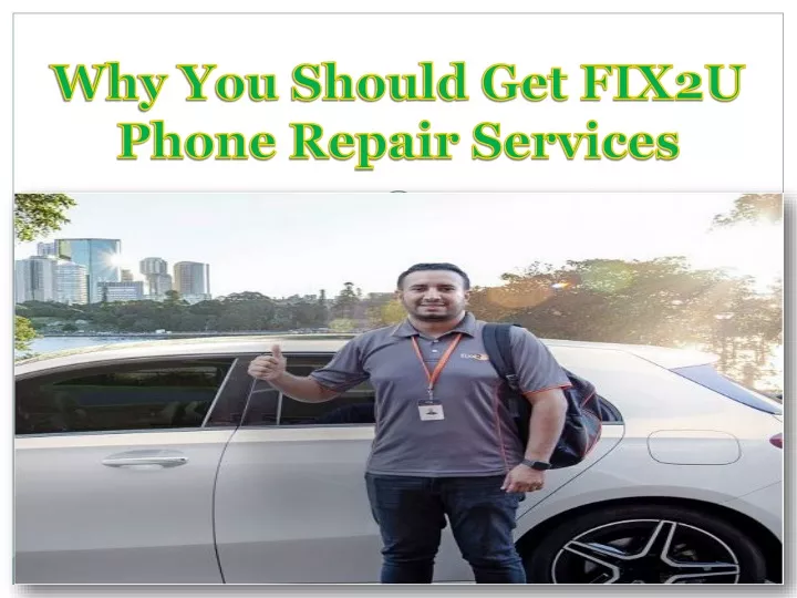 why you should get fix2u phone repair services