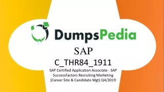 C_THR84_1911 Exam Dumps