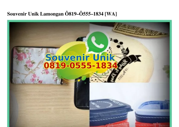 souvenir unik lamongan 819 555 1834 wa