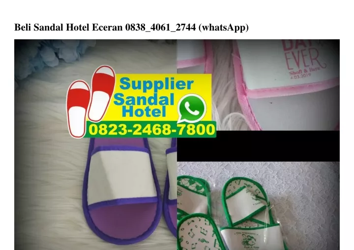 beli sandal hotel eceran 0838 4061 2744 whatsapp