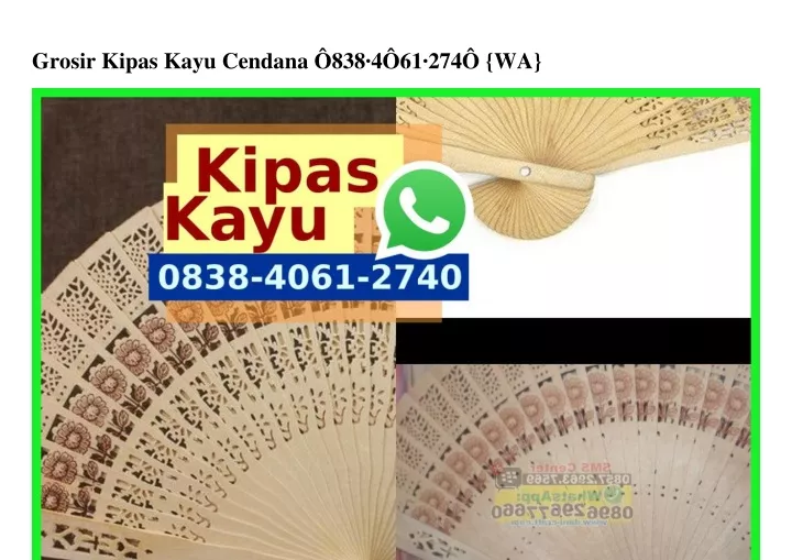 grosir kipas kayu cendana 838 4 61 274 wa