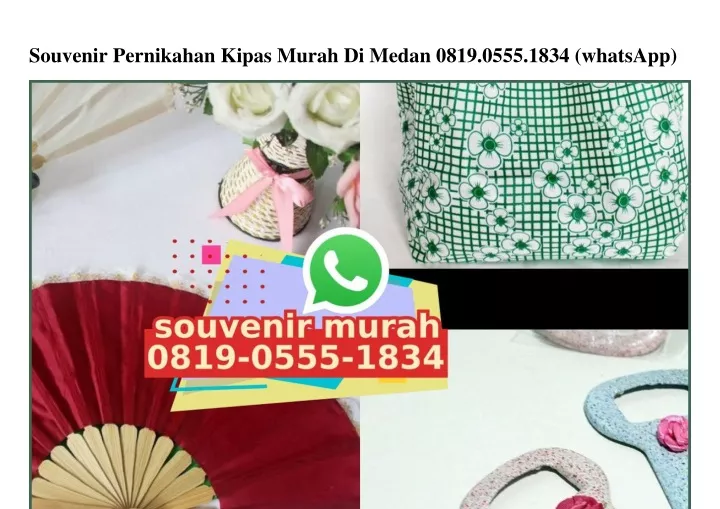 souvenir pernikahan kipas murah di medan 0819