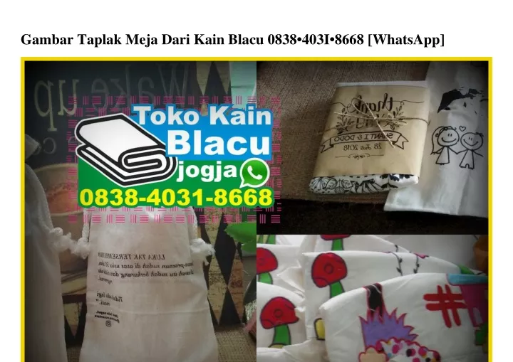 gambar taplak meja dari kain blacu 0838 403i 8668