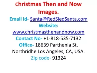 Then VS Now Comparisons | images at christmasthenandnow.com