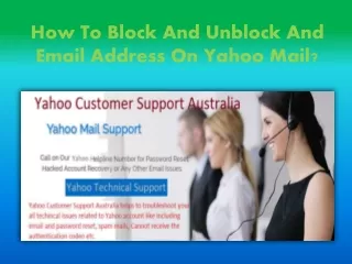 How To Block And Unblock And Email Address On Yahoo Mail?
