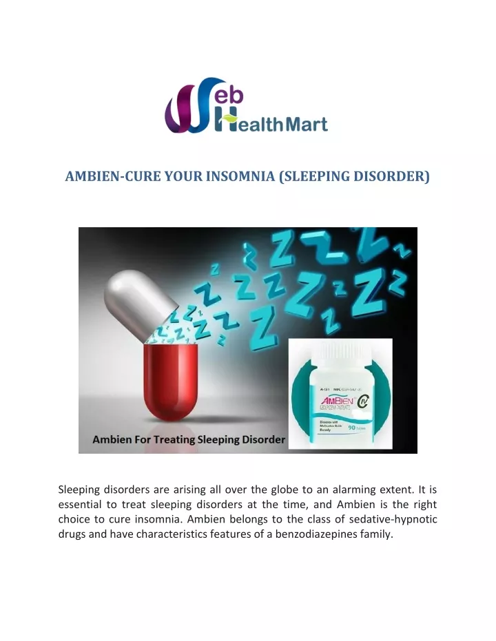 ambien cure your insomnia sleeping disorder