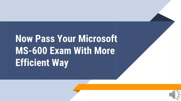 now pass your microsoft ms 600 exam with more