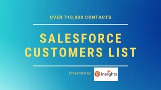 Salesforce Customers List