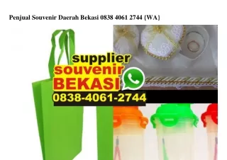 Penjual Souvenir Daerah Bekasi Ö838 4Ö61 2744 [WA]