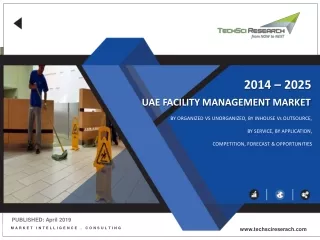 Uae facility management market forecast & opportunities, 2025 - TechSci Research
