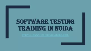 software testing training in noida