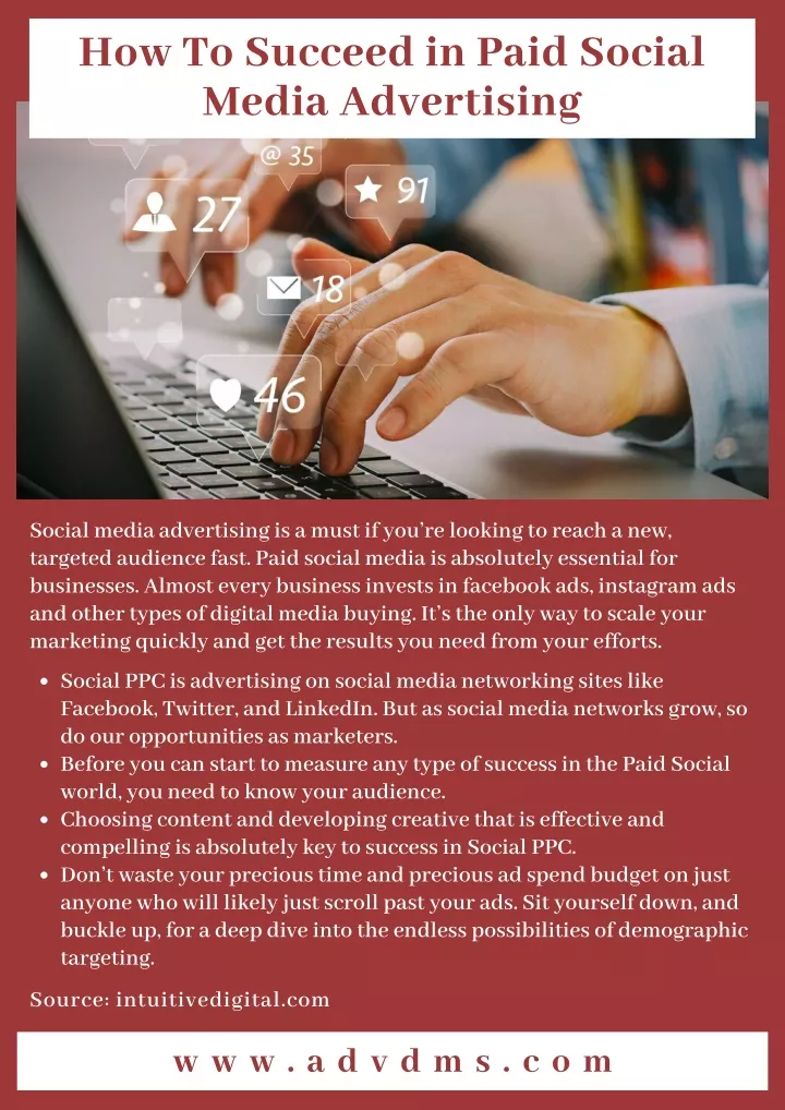 how to succeed in paid social media advertising