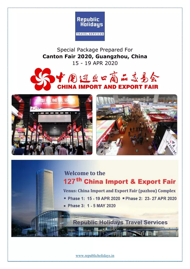 special package prepared for canton fair 2020