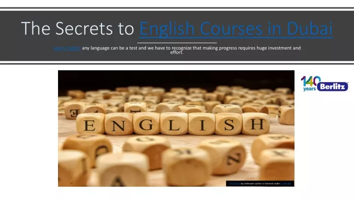 the secrets to english courses in dubai