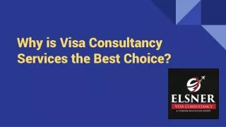 Why is Visa Consultancy Services the Best Choice?