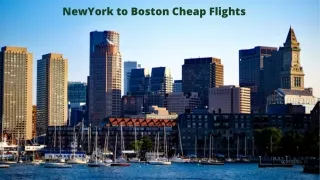 NewYork to Boston cheap flights