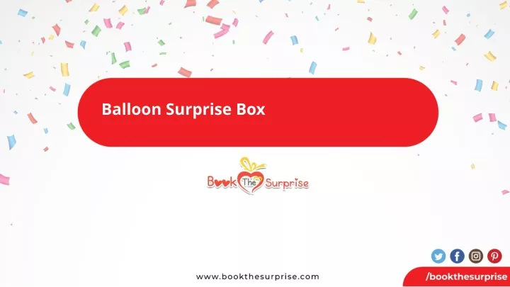 balloon surprise box