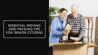 Tips to make Moving easier For Seniors