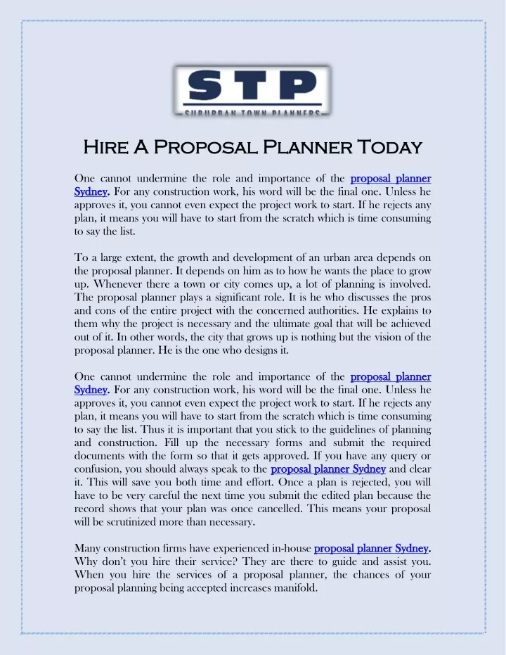 hire a proposal planner today hire a proposal