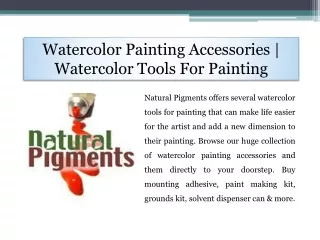 Watercolor Painting Accessories | Watercolor Tools For Painting