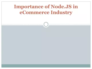 Node Js Development Agency