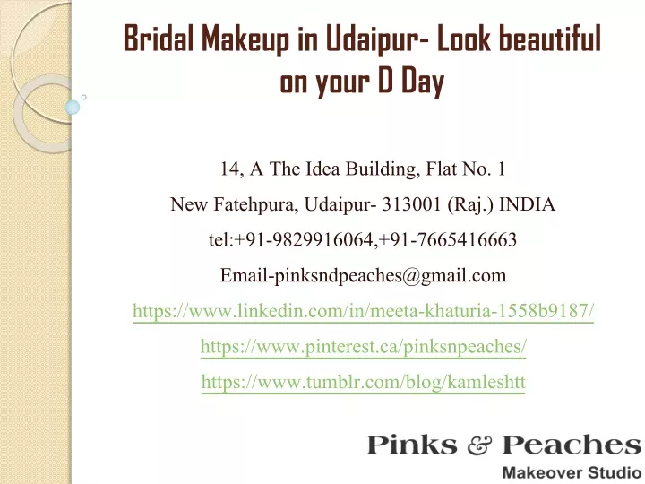 bridal makeup in udaipur look beautiful on your d day