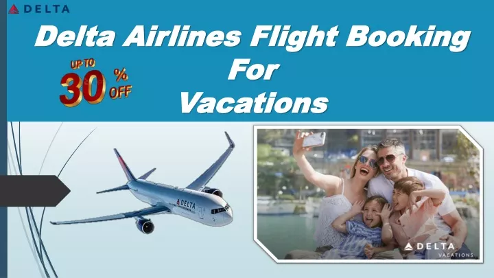 delta airlines flight booking for vacations