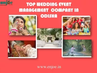Top  Wedding Event planning company in Bhubaneswar,Cuttack,Puri,Sambalpur,Jharsuguda Odisha | Enjoe Events