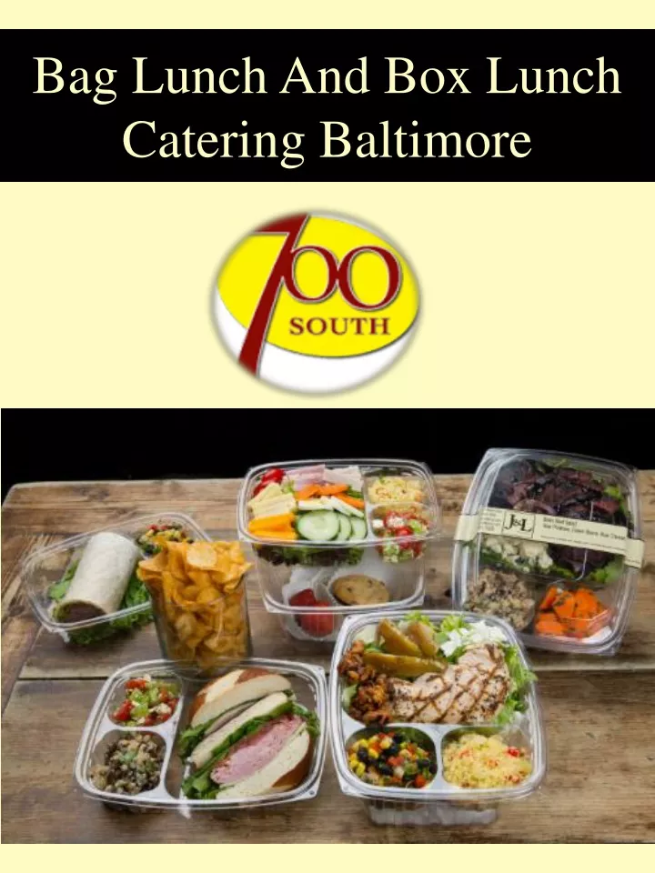 bag lunch and box lunch catering baltimore