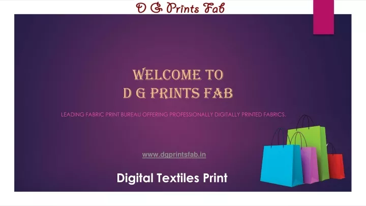 welcome to d g prints fab