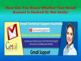 How Can You Know Whether Your Gmail Account Is Hacked Or Not Easily?