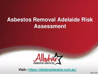 Asbestos Removal Adelaide Risk Assessment
