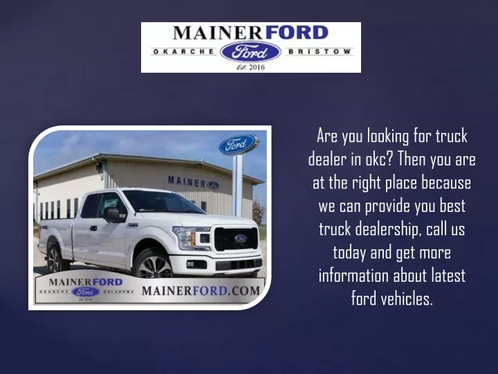 are you looking for truck dealer in okc then
