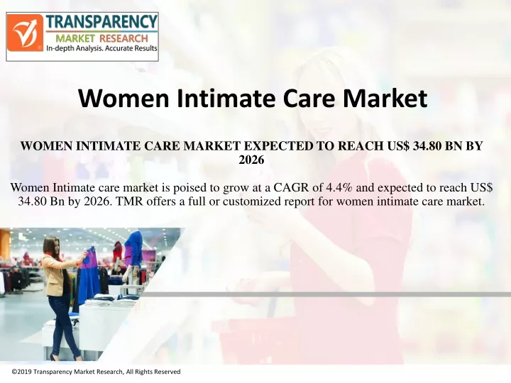 women intimate care market