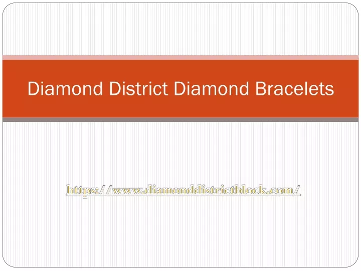 diamond district diamond bracelets