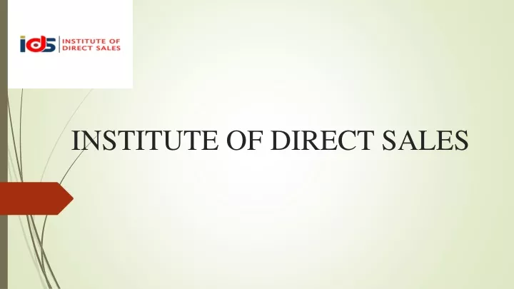 institute of direct sales