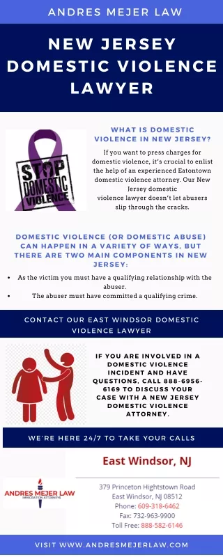 New Jersey Domestic Violence Attorney - Andres Mejer Law