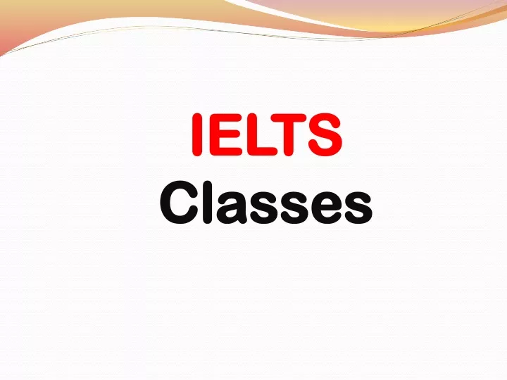 ielts classes