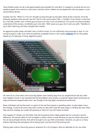 Holdem-News -Online Holdem Strategy