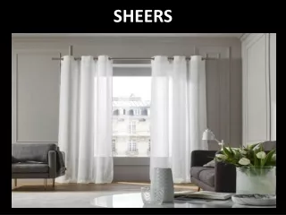 Sheer Curtains InDubai