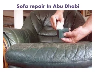 Sofa repair In Dubai