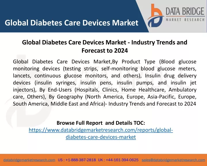global diabetes care devices market