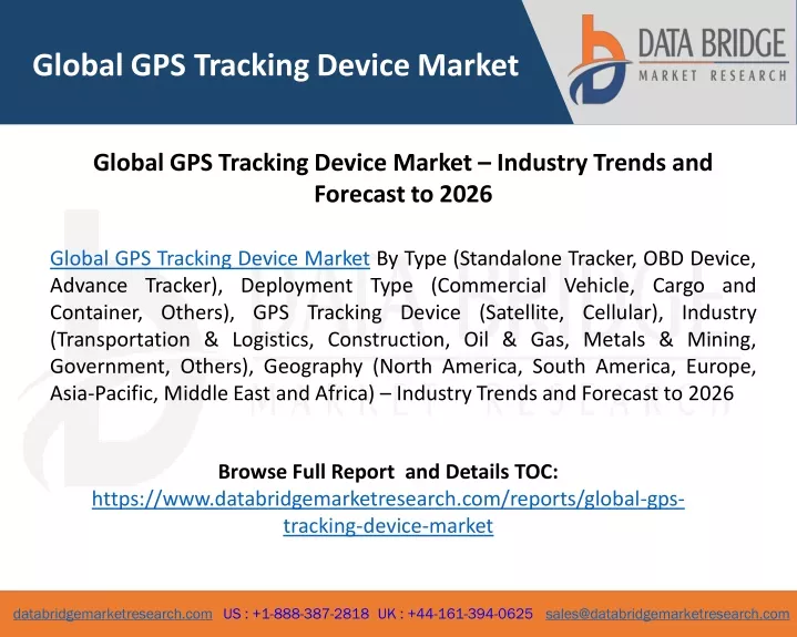 global gps tracking device market