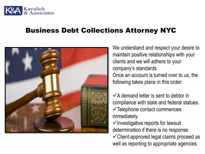 business debt collections attorney nyc