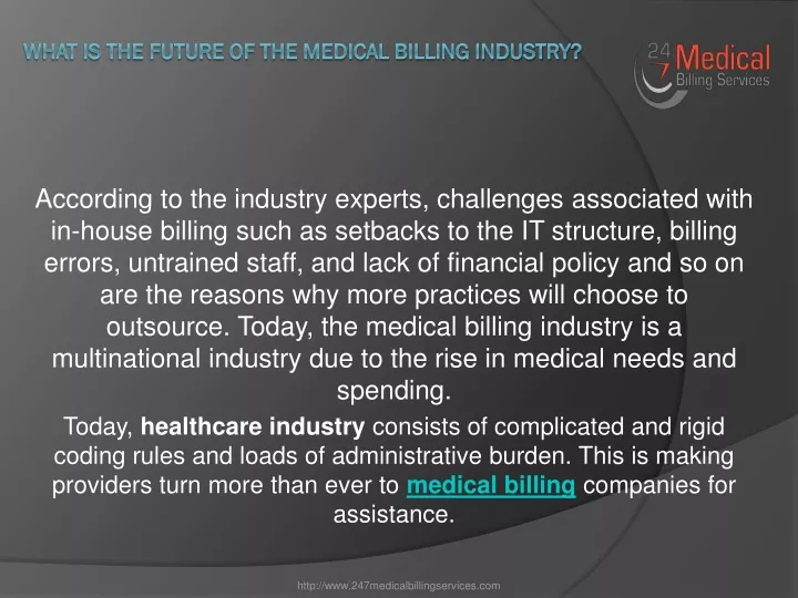 what is the future of the medical billing industry