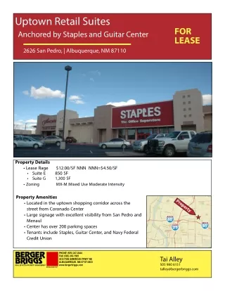 Fiesta Plaza - Retail Space for Lease