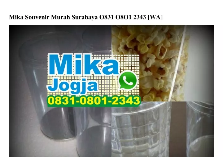 mika souvenir murah surabaya o831 o8o1 2343 wa