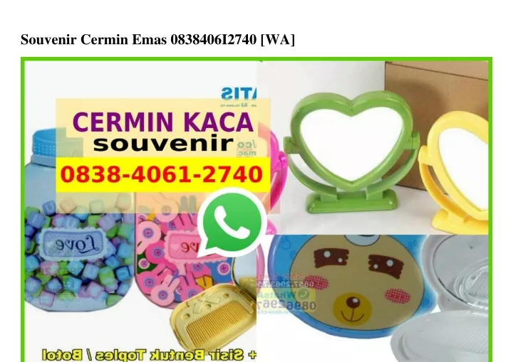 souvenir cermin emas 0838406i2740 wa